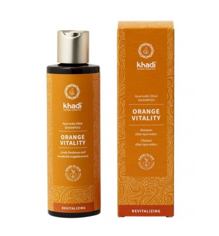 Champú Vitalidad Naranja Khadi 200 ml.