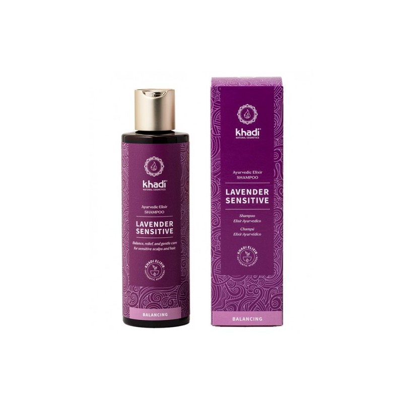 Champú Sensitive Lavanda Khadi 200 ml. Champú Sensitive Lavanda Khadi 200 ml.