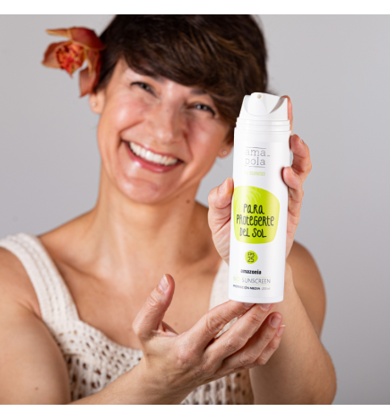NUEVO Protección corporal media SPF25 Amapola Biocosmetics 200 ml.