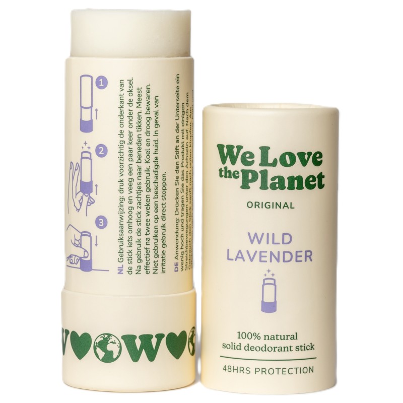 Desodorante stick Wild Lavander We Love The Planet 40 g. Desodorante stick Wild Lavander We Love The Planet 40 g.