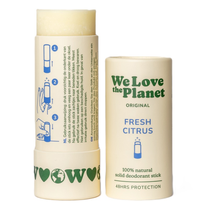Desodorante stick Fresh Citrus We Love The Planet 40 g. Desodorante stick Fresh Citrus We Love The Planet 40 g.