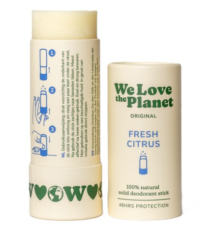 Desodorante stick Fresh Citrus We Love The Planet 40 g.