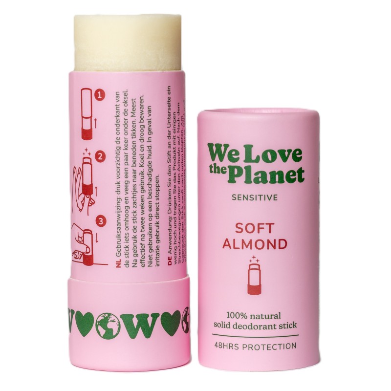 Desodorante stick Soft Almond We Love The Planet 40 g.