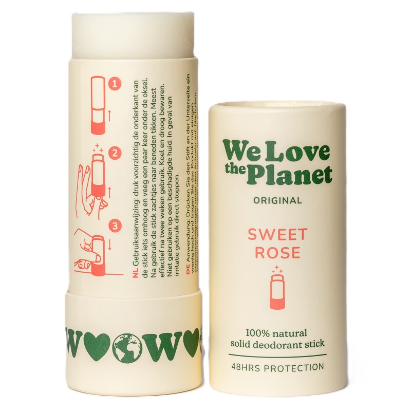Desodorante stick Sweet Rose We Love The Planet 40 g. Desodorante stick Sweet Rose We Love The Planet 40 g.