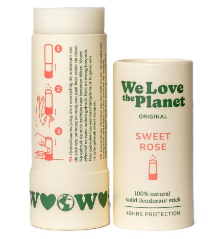 Desodorante stick Sweet Rose We Love The Planet 40 g.