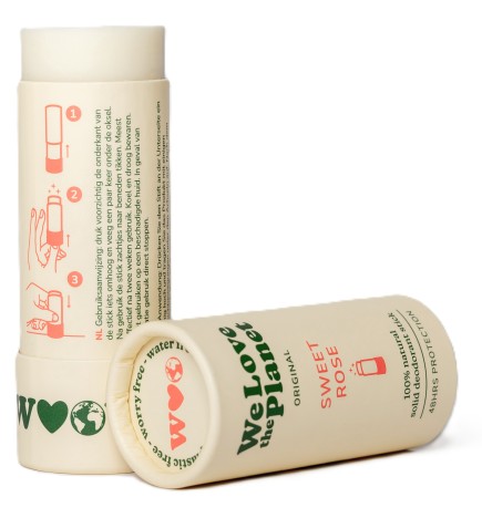 Desodorante stick Sweet Rose We Love The Planet 40 g.