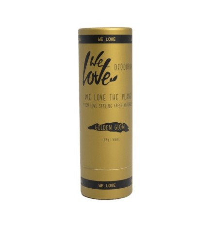 Desodorante stick Golden Glow We Love The Planet 65 g.