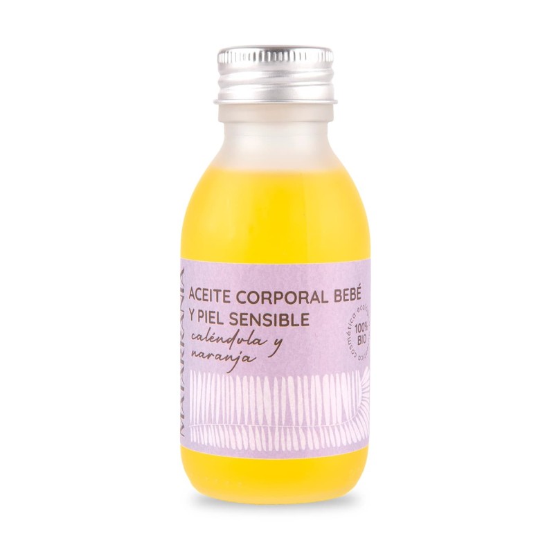 Aceite hidratante suave Bebé/Piel sensible Matarrania 100 ml.