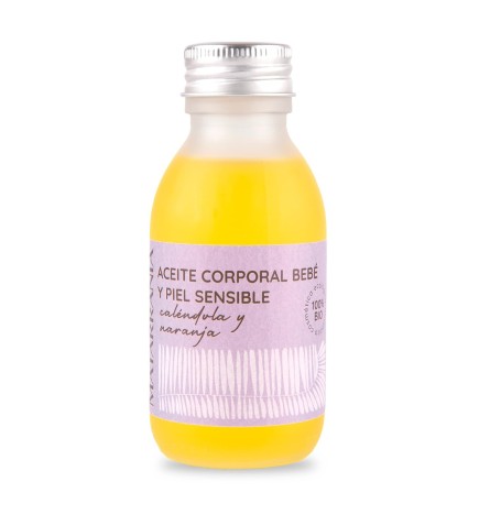 Aceite hidratante suave Bebé/Piel sensible Matarrania 100 ml.