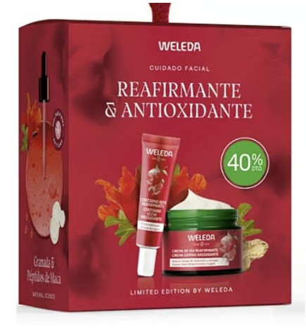 Rutina Antioxidante Contorno de Ojos + Crema de día Weleda