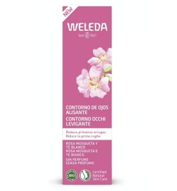 Contorno de ojos alisante de Rosa Mosqueta y Té Blanco Weleda 12 ml.