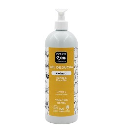 Gel de ducha Exótico vainilla y coco Bio NaturaBIO 740 ml.