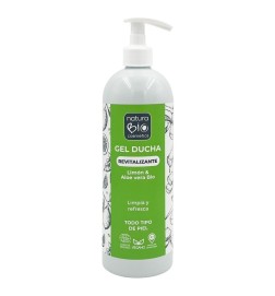 Gel de ducha Revitalizante con aloe vera Bio NaturaBIO 740 ml.