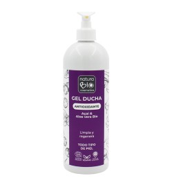 Gel ducha Antioxidante aloe & açai NaturaBIO 740 ml.