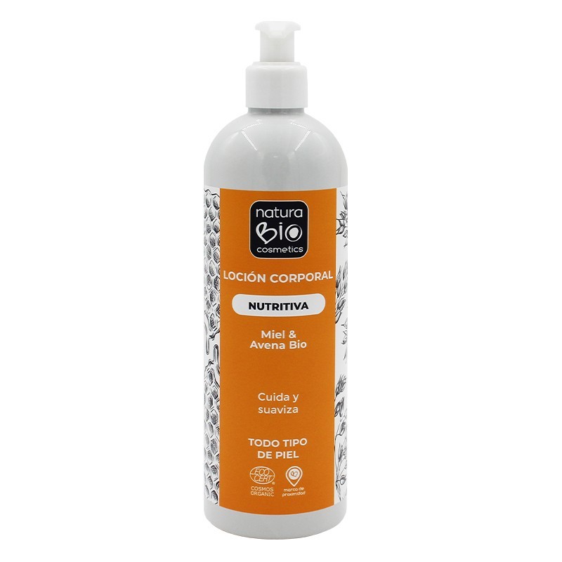 Loción corporal Nutritiva con avena Bio NaturaBIO 500 ml. Loción corporal Nutritiva con avena Bio NaturaBIO 500 ml.