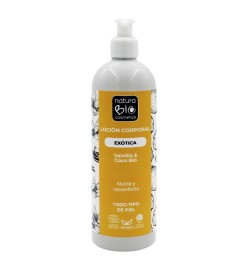 Loción corporal exótica vainilla & coco NaturaBIO 500 ml.