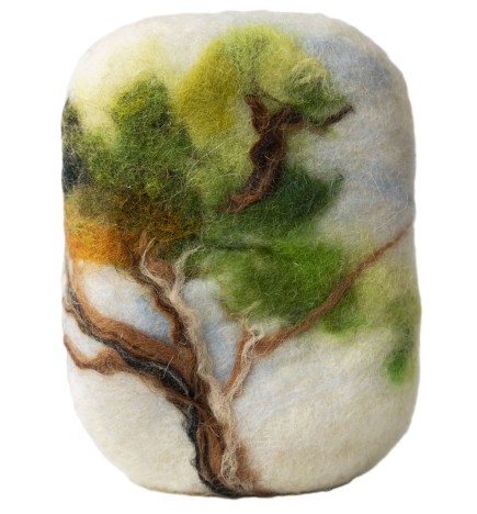 Jabón artesanal ÁRBOL oliva y lana Pécora Canarias