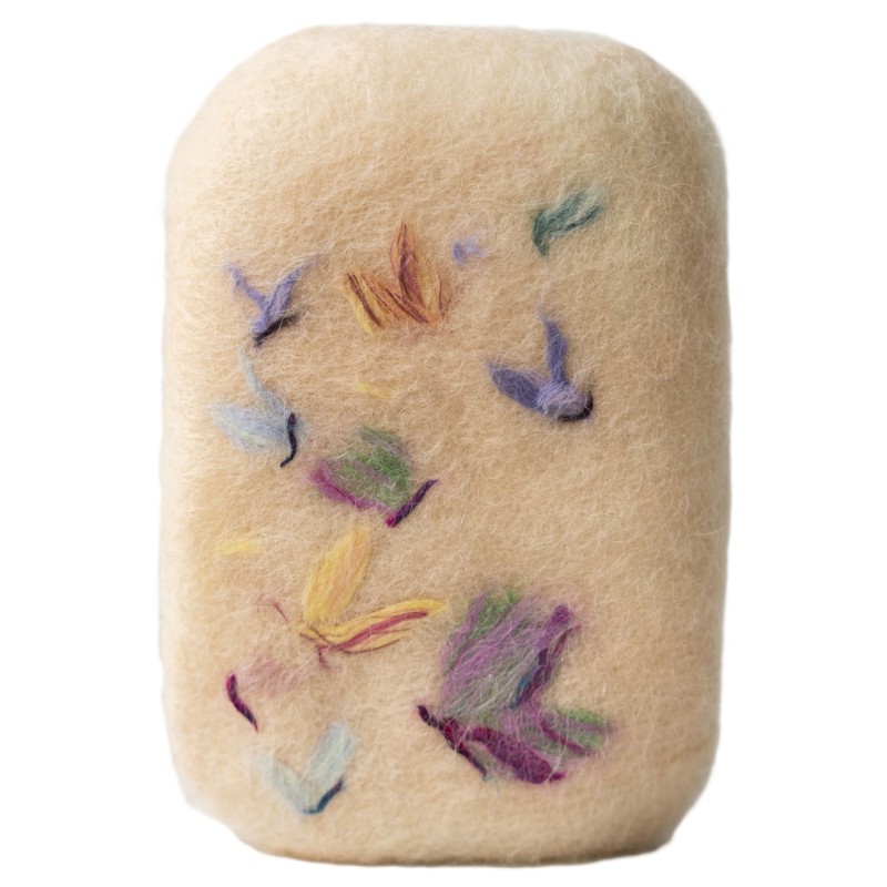 Jabón artesanal MARIPOSAS oliva y lana Pécora Canarias