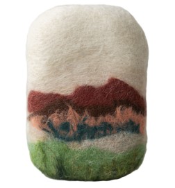 Jabón artesanal PAISAJE oliva y lana Pécora Canarias