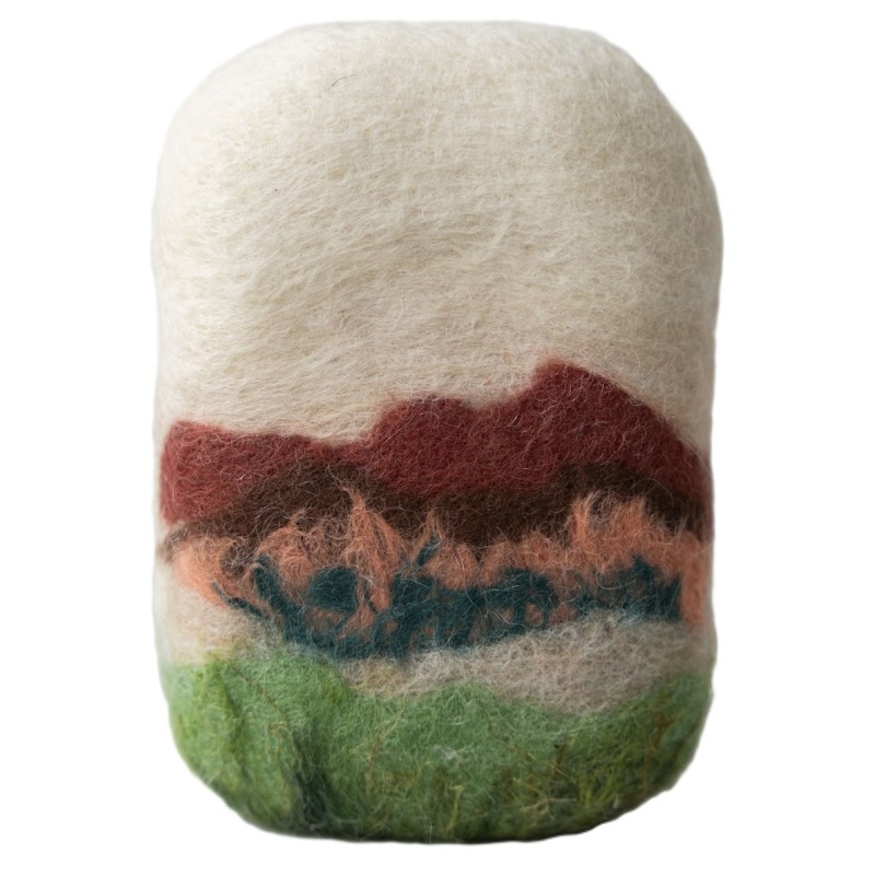 Jabón artesanal PAISAJE oliva y lana Pécora Canarias Jabón artesanal PAISAJE oliva y lana Pécora Canarias