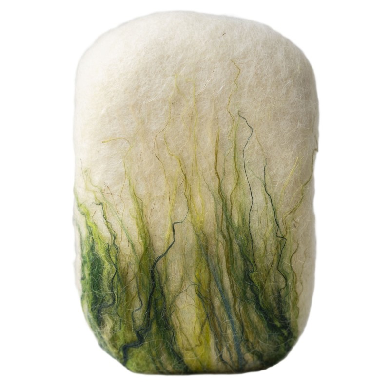 Jabón artesanal HIERBAS oliva y lana Pécora Canarias