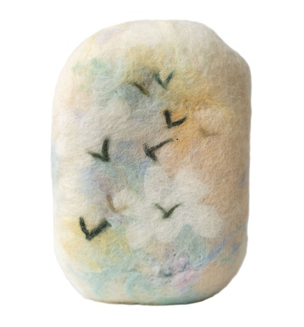 Jabón artesanal CIELO oliva y lana Pécora Canarias