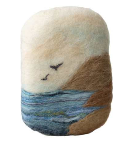 Jabón artesanal ACANTILADO oliva y lana Pécora Canarias