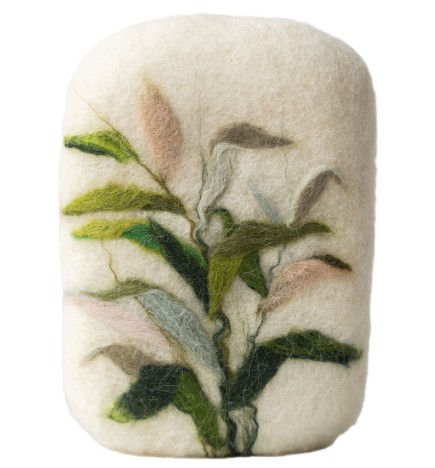 Jabón artesanal HOJAS oliva y lana Pécora Canarias