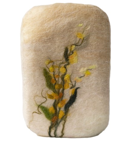 Jabón artesanal MIMOSAS oliva y lana Pécora Canarias