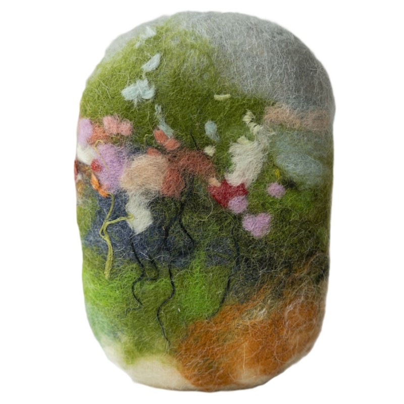 Jabón artesanal LAGUNA oliva y lana Pécora Canarias