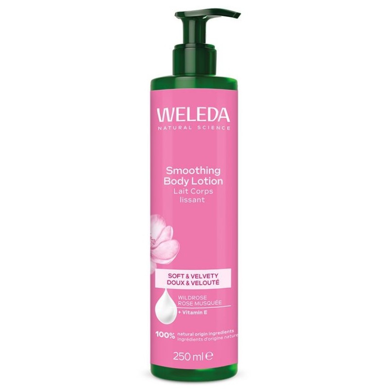 Leche corporal suavizante Rosa Mosqueta Weleda 250 ml.