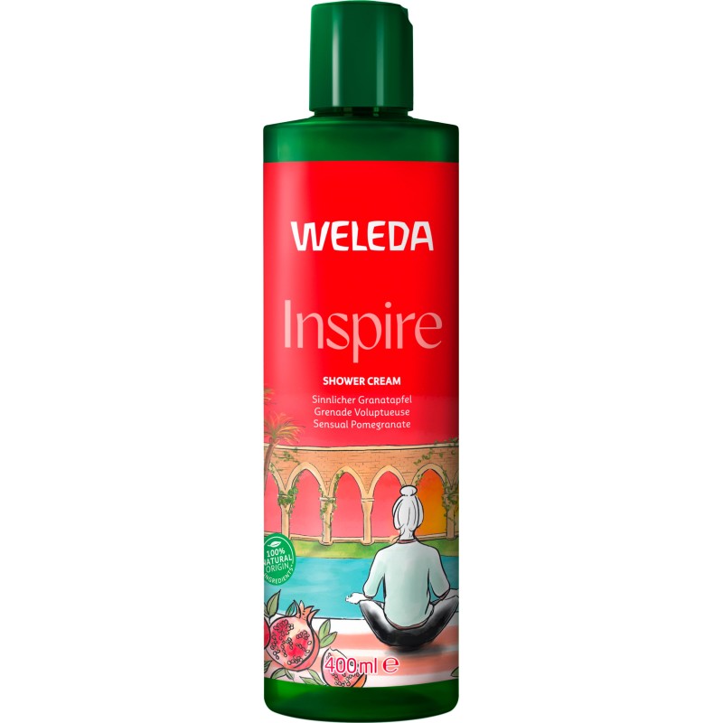 Gel de ducha cremoso Inspire Granada Weleda 400 ml.
