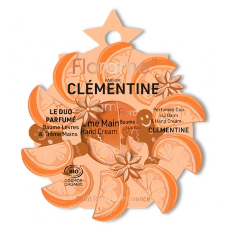 Dúo Perfumado Clementina Manos + Labios Florame