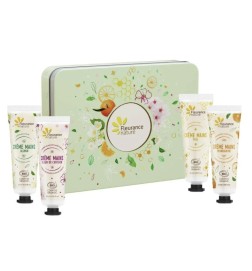 Cofre 4 cremas de manos 30 ml. Fleurance (caja verde)