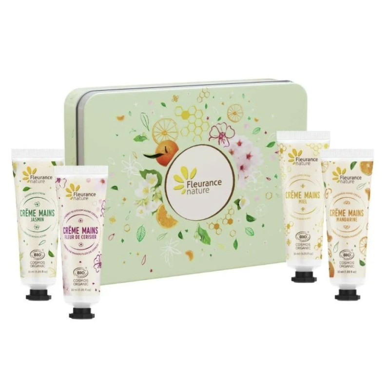 Cofre 4 cremas de manos 30 ml. Fleurance (caja verde) Cofre 4 cremas de manos 30 ml. Fleurance (caja verde)