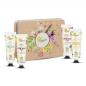 Cofre 4 cremas de manos florales 30 ml. Fleurance (caja naranja)