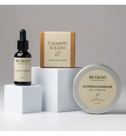 Pack Promo Cuidado Capilar – Cabello Sano y Suave 3 productos Di Oleo