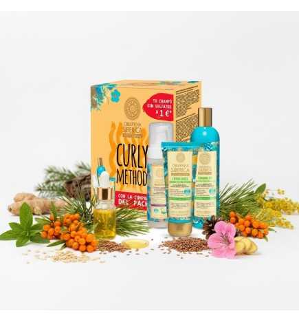 Pack Capilar Rizos Definidos y Volumen Natura Siberica (Champú + Gel + Mousse)