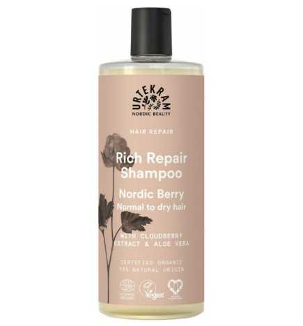 Champú Reparador Nordic Berry (cabello seco) Urtekram 500 ml.