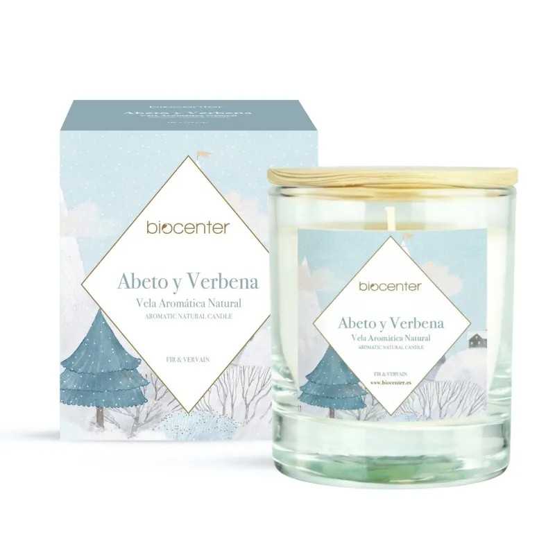 Vela Cera Soja Abeto Verbena Biocenter 200 g. Vela Cera Soja Abeto Verbena Biocenter 200 g.