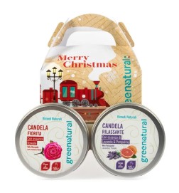 Kit Regalo 2 velas aromáticas Greenatural
