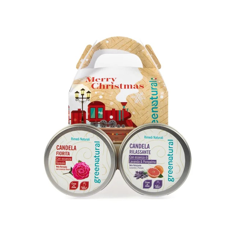 Kit Regalo 2 velas aromáticas Greenatural Kit Regalo 2 velas aromáticas Greenatural