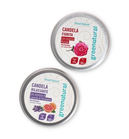 Kit Regalo 2 velas aromáticas Greenatural