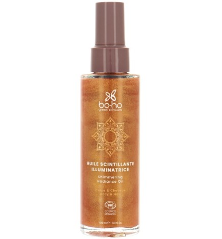Aceite Iluminador Reluciente Gold Boho 100 ml.
