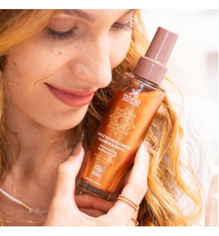 Aceite Iluminador Reluciente Gold Boho 100 ml.
