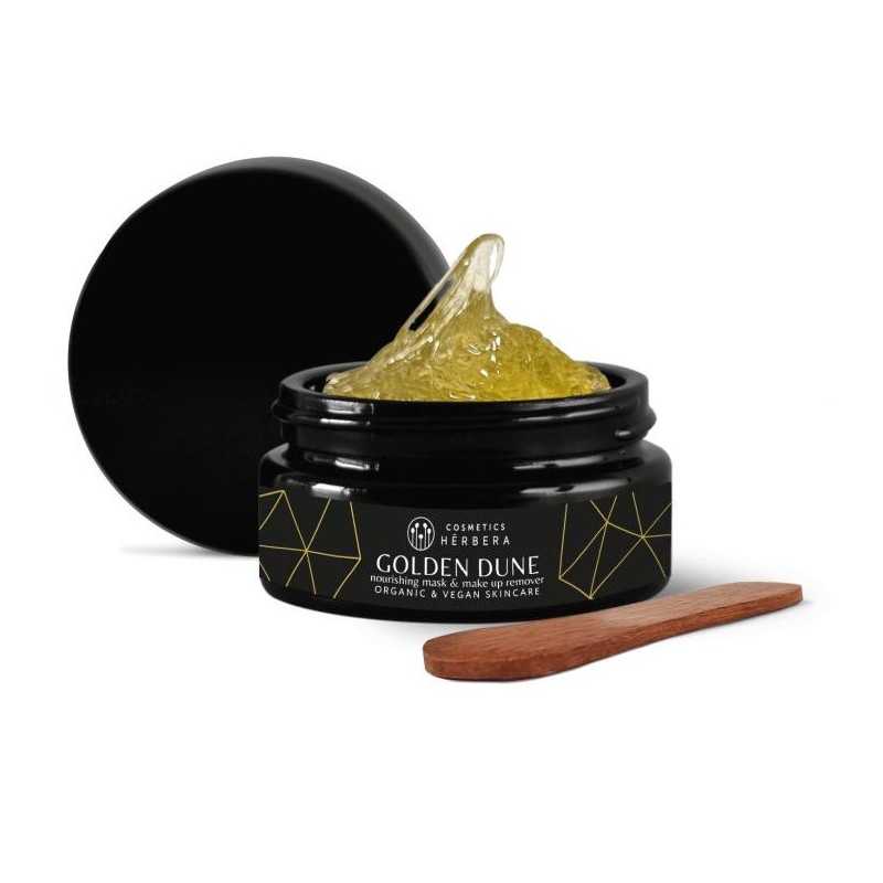 Golden Dune Bálsamo limpiador, desmaquillante y mascarilla nutritiva Herbera 50 ml.