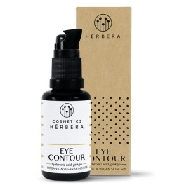 Contorno de ojos hialurónico, gingko y café Herbera 30 ml.