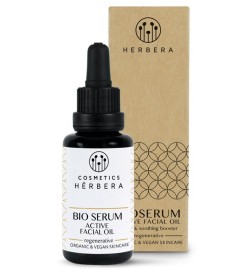 Serum aceite facial bioactivo regenerador Herbera 30 ml.