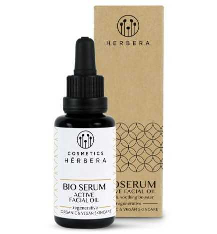 Serum aceite facial bioactivo regenerador Herbera 30 ml.