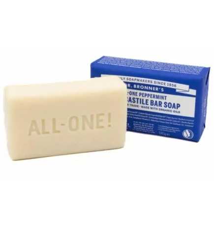 Jabón Menta Peppermint Dr. Bronner's 140 g.